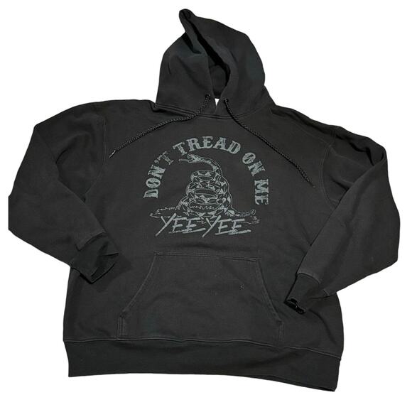 Don’t Tread On Me Black Hoodie. Women’s Small/ Youth Large - Picture 1 of 3
